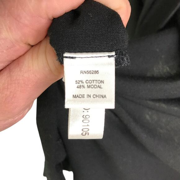 Express Cardigan Womens Small Black Cotton Long Sleeve Open Front Casual NWT - Picture 6 of 7